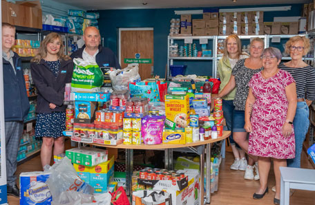 Clegg Construction donates to Yorkshire food bank