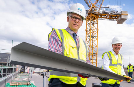 Gilders Yard reaches new heights with topping out ceremony