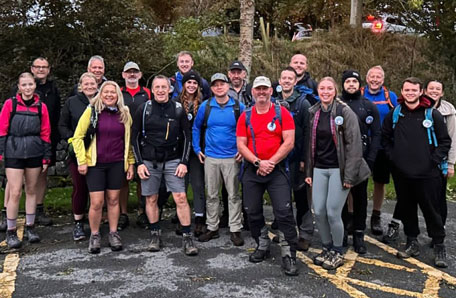 Clegg Construction tackles Yorkshire Three Peaks Challenge in aid of local young person&#39;s charity