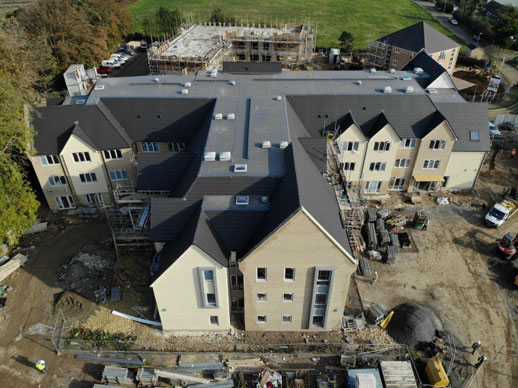 More amazing drone shots of Oakham Nursing Home  (Section 1)