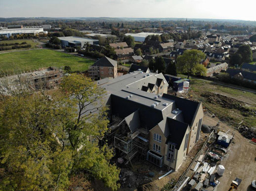 More amazing drone shots of Oakham Nursing Home  (Section 2)