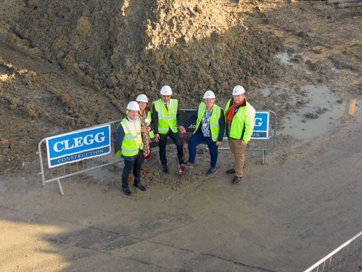 Clegg Construction starts work on Centre for Green Technology at Peterborough College (Section 4)