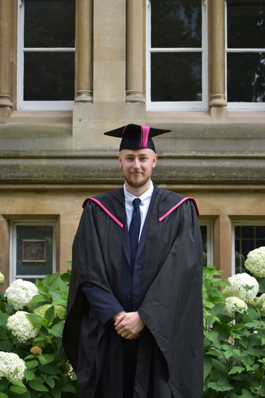 Graduation success for Clegg Construction bid manager (Section 1)