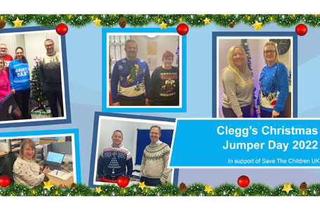 Christmas Jumper Day at Clegg HQ